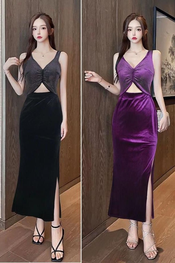 Partywear Embellished Long Gown