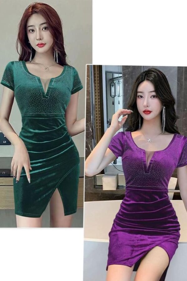 Partywear Embellished Short Dress