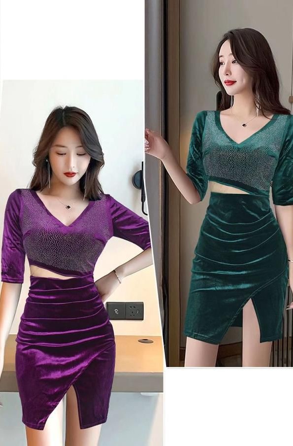 Partywear Embellished Short Dress