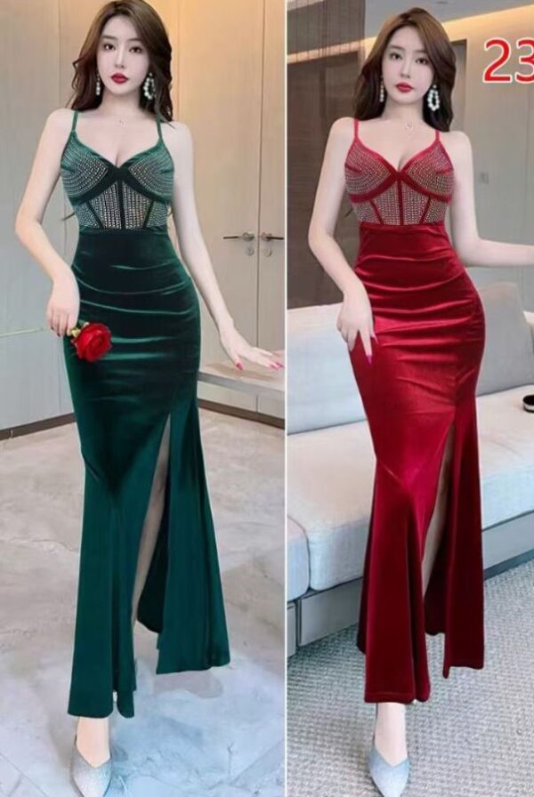 Partywear Embellished Long Gown