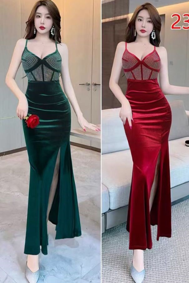 Partywear Embellished Long Gown